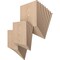 Ekena Millwork 15 3/4W x 15 3/4H x 3/8T Wood Hobby Boards, Red Oak, 25PK HBW16X16X375DRO - alternate 2